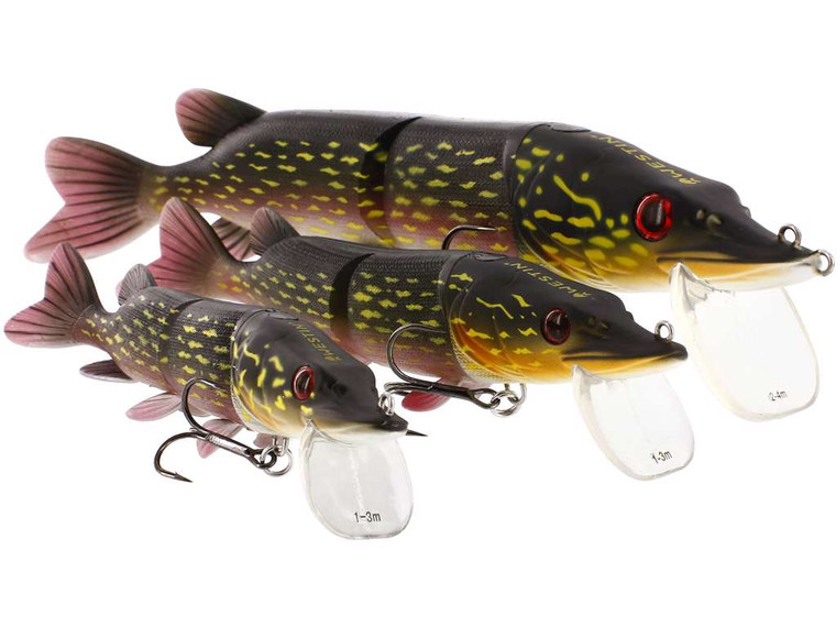 The Westin Mike the Pike swimbait in multiple sizes