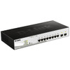 D-Link 10-Port Gigabit Smart Managed PoE Switch with 8 PoE RJ45 and 2 SFP Ports Product Image 2