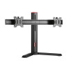 Image for Brateck Dual-Screen Classic Pro Gaming 17in-27in Monitor Stand - Black AusPCMarket