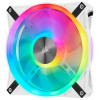 Corsair iCUE QL140 RGB White 140mm PWM Fan - Dual Pack with Lighting Node CORE Product Image 6