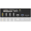 ICY BOX IB-867 5.25in Bay USB 3.0/2.0 Hub with Multi Card Reader Product Image 3