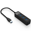 Orico W5PH4-U3-BK 4-Port USB 3.0 Hub - Black Product Image 2