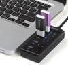 Orico W9PH4-U3-BK 4-Port Super-Speed Portable USB 3.0 Hub Product Image 4