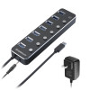 Simplecom CH375PS 7 Port USB 3.0 Hub with Individual Switches Product Image 2