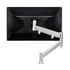 Atdec Direct to Desk Single Monitor Display Mount for up to 43in - Silver Product Image 2