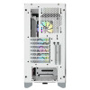 Corsair iCUE 4000X RGB Tempered Glass Mid-Tower ATX - White Product Image 9