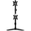 SilverStone ARM24BS Vertical Dual Monitor Desk Stand Product Image 3