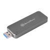 Image for SilverStone MS09-MINI M.2 USB 3.1 Portable Enclosure - Charcoal AusPCMarket