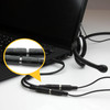 StarTech Headphone and microphone headset adapter 3.5mm M/F Product Image 5