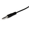 StarTech 1 Meter Slim Headphone Extension Cable / Cord Product Image 2