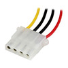 StarTech 12in LP4 Extender Cable 4pin Molex Power Extension Product Image 3