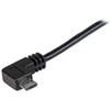 StarTech 0.5m Micro USB Charge Cable - Right Angle Micro USB - 24AWG Product Image 3