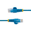 StarTech 0.5m CAT6 Cable - Blue - Slim CAT6 Patch Cable - Snagless Product Image 3