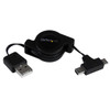 Image for StarTech 2.5ft USB to Mini Micro USB Retractable Cable AusPCMarket