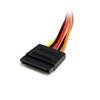 StarTech 12in SATA Power Extension Cable Cord - 15Pin SATA Power M/F Product Image 3