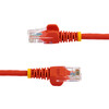 StarTech 0.5m Red Cat5e Ethernet Patch Cable - Snagless Product Image 3