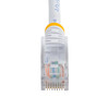 StarTech 0.5m White Cat6 Ethernet Patch Cable - Snagless Product Image 4