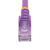 StarTech 0.5m Purple Cat6 Ethernet Patch Cable - Snagless Product Image 4