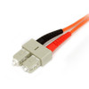 StarTech 1m Fiber Optic Cable - Multimode Duplex 62.5/125 LSZH LC/SC Product Image 3