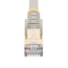 StarTech 0.5m Gray Cat6a Ethernet Cable - Shielded (STP) Product Image 4