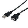 StarTech 3 ft Black USB 2.0 Extension Cable A to A - M/F Main Product Image