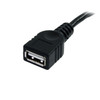 StarTech 3 ft Black USB 2.0 Extension Cable A to A - M/F Product Image 3