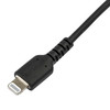 StarTech 2 m (6.6 ft.) USB C to Lightning Cable - Black Product Image 3