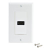 StarTech Single Outlet Female HDMI Wall Plate White Product Image 2