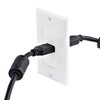 StarTech Single Outlet Female HDMI Wall Plate White Product Image 5