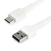Image for StarTech 2 m (6.6 ft) USB 2.0 to USB C Cable  White  Aramid Fiber AusPCMarket