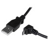 StarTech 2m Angled Micro USB Cable - Down Angle Micro USB Product Image 2