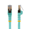 StarTech 1m Aqua Cat6a Ethernet Cable - Shielded (STP) Product Image 2