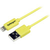 StarTech 1m Yellow Lightning to USB Cable iPhone iPod iPad Product Image 2