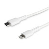 StarTech 2 m (6.6 ft.) USB C to Lightning Cable - White Main Product Image