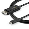 StarTech 6.6 ft. (2 m) USB C to DisplayPort 1.4 Cable - Bidirectional Product Image 4