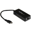 StarTech USB-C to Gigabit Network Adapter w/ Extra USB Port Main Product Image