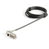 StarTech Laptop Cable Lock - Nano-slot - Customizable Combination Main Product Image