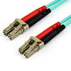 StarTech 10m OM4 LC to LC Multimode Duplex Fiber Optic Patch Cable Main Product Image