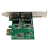 StarTech 2 Port 1 Gbps PCIe Ethernet Network Adapter Product Image 4