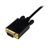 StarTech 10ft Mini DisplayPort to VGA Adapter - Mini DP to VGA - Black Product Image 4