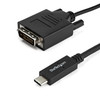 StarTech 6.6 ft / 2 m USB-C to DVI Cable - 1920 x 1200 - Black Main Product Image