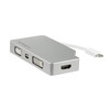 StarTech USB-C Multiport Adapter - 4-in-1 - Silver - 4K Main Product Image