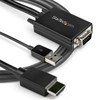StarTech 3 m (10 ft.) VGA to HDMI Adapter Cable with USB Audio Product Image 6