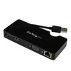 StarTech Portable Laptop Docking Station - HDMI or VGA - USB 3.0 Dock Main Product Image