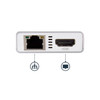 StarTech USB-C Multiport Adapter w/ PD - 4K HDMI GbE USB 3.0 - Silver Product Image 4