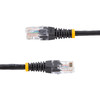 StarTech 15m Cat5e Black Molded RJ45 UTP Cat 5e Patch Cable Cord 15 m Product Image 3