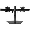 StarTech Dual-Monitor Stand - Horizontal - Black - Adjustable Product Image 3