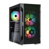 SilverStone FARA H1M Pro Tempered Glass ARGB Micro-ATX Case Main Product Image