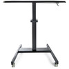 StarTech Mobile Standing Desk - Portable Sit Stand Ergonomic Height Adjustable Cart on Wheels Product Image 3