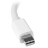 StarTech Travel A/V Adapter: 2-in-1 Mini DisplayPort to HDMI or VGA Converter - White Product Image 3